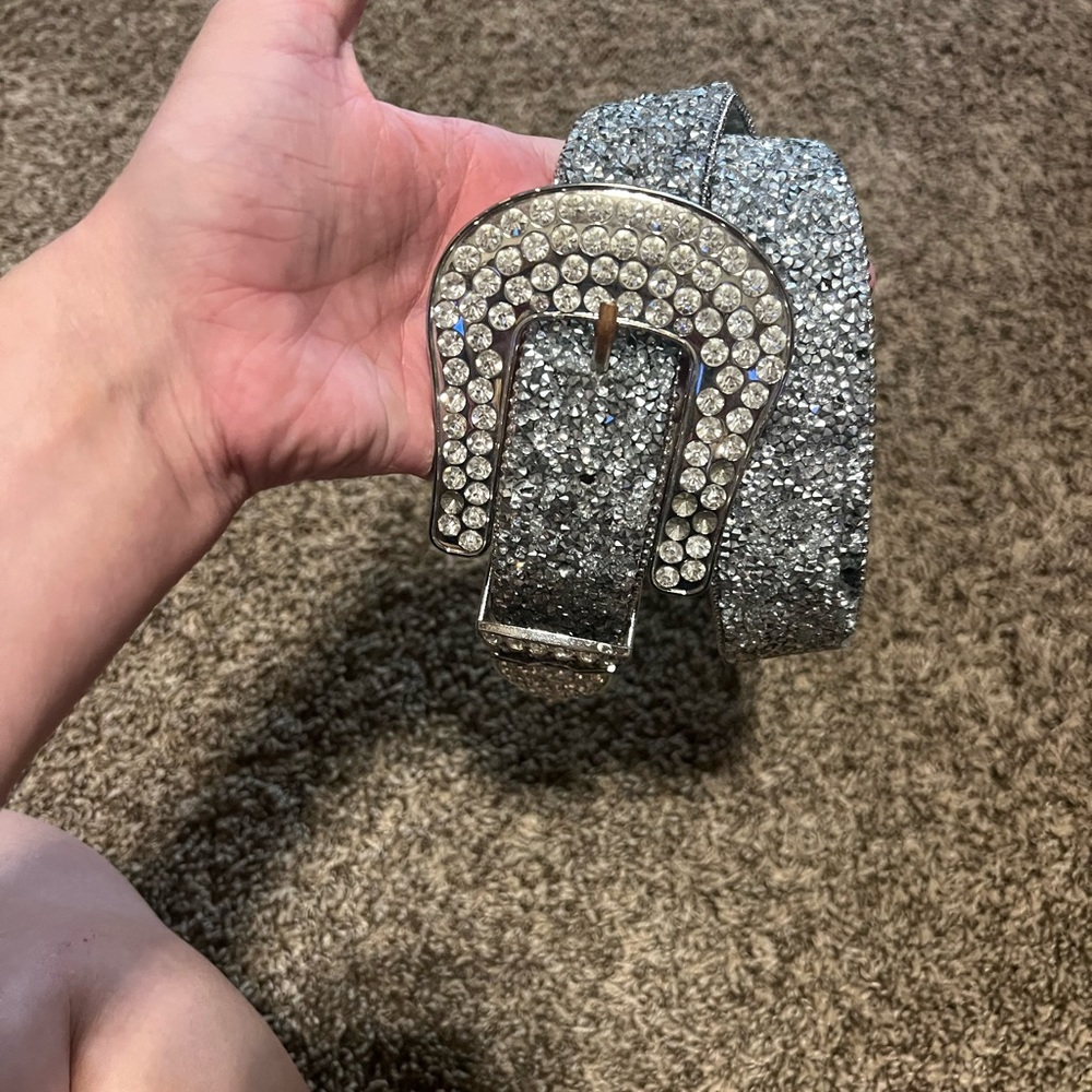 Ladies sequin belt